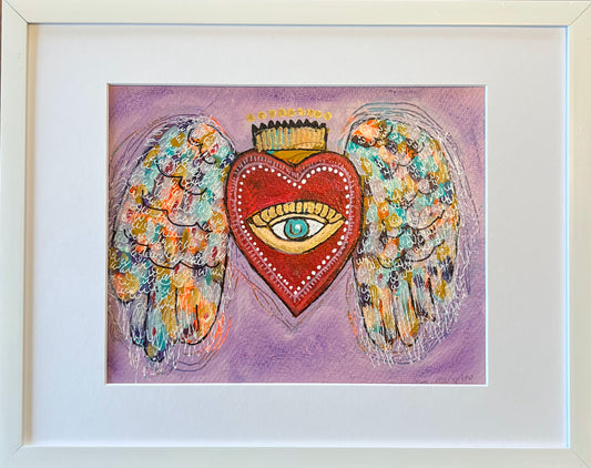 Eyes Of The Heart Original Freestyle Painting